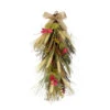 Northlight 24" Autumn Harvest Wheat And Eucalyptus With Feathers Teardrop Swag - Unlit 2 Northlight 24" Autumn Harvest Wheat And Eucalyptus With Feathers Teardrop Swag - Unlit -Ornaments Store northlight kji28171 55185.1665611926