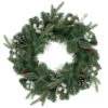 Northlight Frosted White Berry And Mixed Pine Artificial Christmas Wreath, 24-Inch, Unlit -Ornaments Store northlight kji28173 1 updated2022 36670.1662575095