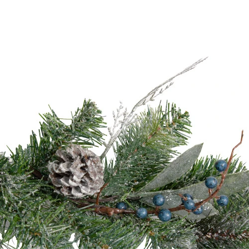 Northlight 6' X 10" Mixed Pine And Blueberries Artificial Christmas Garland - Unlit 4 Northlight 6' X 10" Mixed Pine And Blueberries Artificial Christmas Garland - Unlit - Image 2
