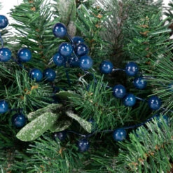 Northlight 28" Mixed Pine And Blueberries Artificial Christmas Teardrop Swag - Unlit -Ornaments Store northlight kji85785 4 04768.1686403315