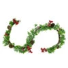 Northlight 6' Glittered Artificial Boxwood, Pine Cone And Red Berry Christmas Garland- Unlit -Ornaments Store northlight kjir5093gl 1 79551.1638546379