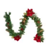 Northlight 6' X 10" Pine And Poinsettias Artificial Christmas Garland - Unlit -Ornaments Store northlight kjit9968gl 02942.1588354012