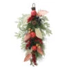 Northlight 30" Autumn Harvest Mixed Berry And Pine Needle Artificial Teardrop Swag - Unlit -Ornaments Store northlight kjix6888td 92920.1587642906