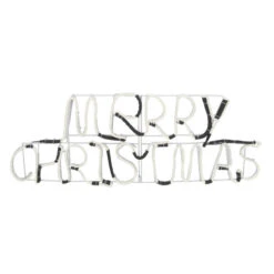 Northlight 29" Neon Style LED Lighted Multi-Function "Merry Christmas" Window Silhouette Decoration