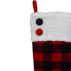 Northlight 23" Black And Red Rustic Buffalo Plaid Christmas Stocking -Ornaments Store northlight l27900 2 58288.1588354067