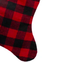 Northlight 23" Black And Red Rustic Buffalo Plaid Christmas Stocking -Ornaments Store northlight l27900 3 62320.1588354066