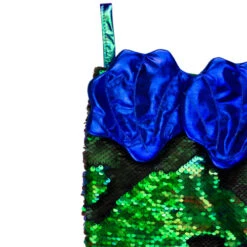 Northlight 24" Green And Black Sequined Iridescent Mermaid Christmas Stocking -Ornaments Store northlight l27910 3 82023.1665610425