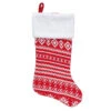 Northlight 22" Red And White Rustic Lodge Knit Christmas Stocking With Cuff -Ornaments Store northlight l35644 74279.1588350303