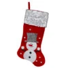 Northlight 20.5" Red And White Snowman Embroidered Christmas Stocking With Sequined Cuff -Ornaments Store northlight l85530 updated 08554.1665610426