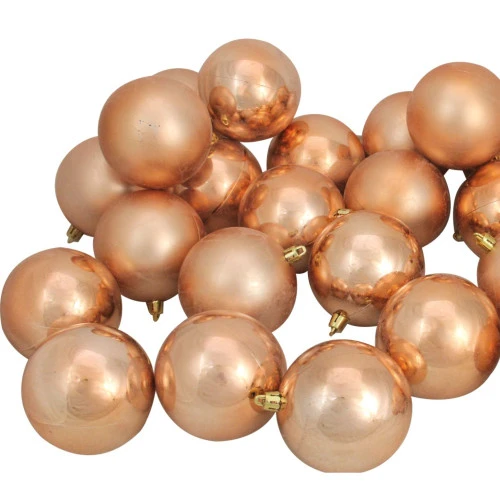 Northlight 60ct Almond Brown Shatterproof 2-Finish Christmas Ball Ornaments 2.5" (60mm) 4 Northlight 60ct Almond Brown Shatterproof 2-Finish Christmas Ball Ornaments 2.5" (60mm) - Image 2