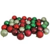 Northlight 32ct Reds And Greens Shatterproof 2-Finish Christmas Ball Ornaments 3.25" (80mm) -Ornaments Store northlight lj15382 updated2021 81792.1629992968