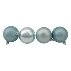 Northlight 60ct Mermaid Blue Shatterproof 4-Finish Christmas Ball Ornaments 2.5" (60mm) -Ornaments Store northlight lj34934 2 18135.1634384328