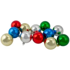 Northlight 24ct Multi-Color Shatterproof 2-Finish Christmas Ball Ornaments 2.5" (60mm) -Ornaments Store northlight lj34987 2 75035.1664379968
