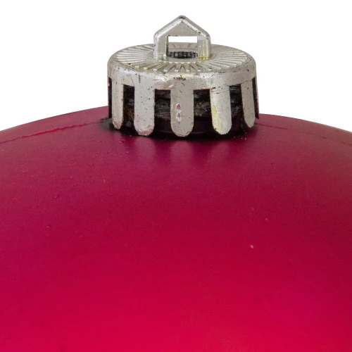 Northlight Magenta Pink Shatterproof Matte Christmas Ball Ornament 8" (200mm) 5 Northlight Magenta Pink Shatterproof Matte Christmas Ball Ornament 8" (200mm) - Image 3