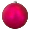 Northlight Magenta Pink Shatterproof Matte Christmas Ball Ornament 8" (200mm) -Ornaments Store northlight lj35002 1 updated 69494.1600824077