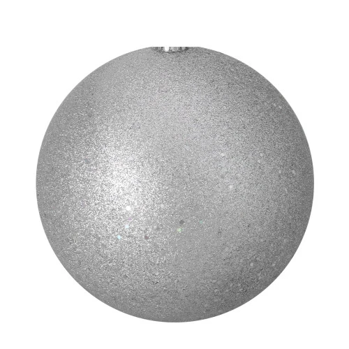 Northlight Silver Glitter Shatterproof Splendor Holographic Christmas Ball Ornament 8" (200mm) 4 Northlight Silver Glitter Shatterproof Splendor Holographic Christmas Ball Ornament 8" (200mm) - Image 2