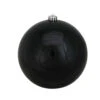 Northlight Shiny Jet Black Shatterproof Christmas Ball Ornament 8" (200mm) 2 Northlight Shiny Jet Black Shatterproof Christmas Ball Ornament 8" (200mm) -Ornaments Store northlight lj35033 32057.1588357403