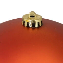 Northlight Burnt Orange Matte Shatterproof Christmas Ball Ornament 8" (200mm) -Ornaments Store northlight lj35034 1 53076.1608780006