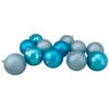 Northlight 32ct Turquoise Blue Shatterproof 4-Finish Christmas Ball Ornaments 3.25" (80mm) -Ornaments Store northlight lj35169 updated 91564.1630079087
