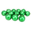Northlight 12ct Xmas Green Shatterproof Shiny Christmas Ball Ornaments 4" (100mm) -Ornaments Store northlight lj35192 05101.1588359040