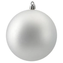 Northlight 12ct Silver Splendor Shatterproof Matte Christmas Ball Ornaments 4" (100mm) 7 Northlight 12ct Silver Splendor Shatterproof Matte Christmas Ball Ornaments 4" (100mm) -Ornaments Store northlight lj35197 2 59468.1633000838