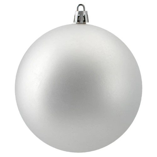 Northlight 12ct Silver Splendor Shatterproof Matte Christmas Ball Ornaments 4" (100mm) 5 Northlight 12ct Silver Splendor Shatterproof Matte Christmas Ball Ornaments 4" (100mm) - Image 3