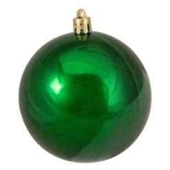 Northlight 32ct Xmas Green Shatterproof 4-Finish Christmas Ball Ornaments 3.25" (80mm) -Ornaments Store northlight lj35273 1updated 92654.1664990621