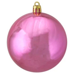 Northlight 32ct Bubblegum Pink Shiny Shatterproof Christmas Ball Ornaments 3.25" (80mm) -Ornaments Store northlight lj35294 3updated 06091.1663860829
