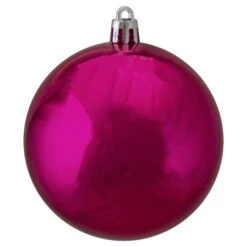 Northlight 32ct Magenta Pink Shatterproof Shiny Christmas Ball Ornaments 3.25" (80mm) -Ornaments Store northlight lj35297 3updated 29022.1665610748