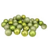 Northlight 32ct Kiwi Green Shatterproof 4-Finish Christmas Ball Ornaments 3.25" (80mm) -Ornaments Store northlight lj35301 updated2021 40977.1633117221