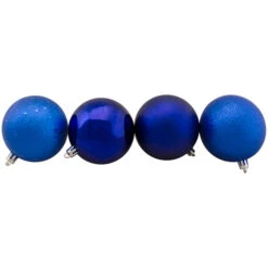 Northlight 32ct Royal Blue Shatterproof 4-Finish Christmas Ball Ornaments 3.25" (80mm) -Ornaments Store northlight lj35334 2updated 75412.1629301028
