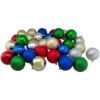 Northlight 32ct Multi-Color Shatterproof 2 Finish Christmas Ball Ornaments 3.25" (80mm) -Ornaments Store northlight lj35339 updated2021 04872.1629387411