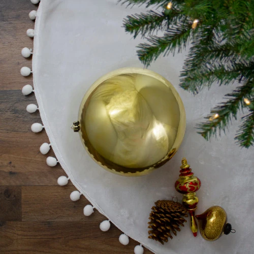Northlight Shiny Vegas Gold Shatterproof Christmas Ball Ornament 10" (250mm) 4 Northlight Shiny Vegas Gold Shatterproof Christmas Ball Ornament 10" (250mm) - Image 2