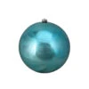 Northlight Turquoise Blue Shatterproof Shiny Christmas Ball Ornament 10" (250mm) -Ornaments Store northlight lj35370 1 78484.1588370958