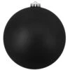 Northlight 10" Jet Black Shatterproof Matte Christmas Ball Ornament (250mm) 2 Northlight 10" Jet Black Shatterproof Matte Christmas Ball Ornament (250mm) -Ornaments Store northlight lj35381 one 77528.1588358652