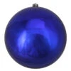 Northlight Royal Blue Shiny Shatterproof Christmas Ball Ornament 10" (250mm) -Ornaments Store northlight lj35405 33769.1588355213