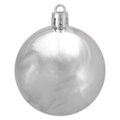 Northlight 60ct Silver Shatterproof Shiny Christmas Ball Ornaments 2.5" (60mm) 7 Northlight 60ct Silver Shatterproof Shiny Christmas Ball Ornaments 2.5" (60mm) -Ornaments Store northlight lj35424 2updated 19455.1664901047