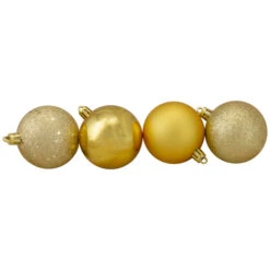 Northlight 60ct Vegas Gold Shatterproof 4 Finish Christmas Ball Ornaments 2.5" (60mm) -Ornaments Store northlight lj35426 2updated 45434.1664119877