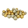 Northlight 60ct Vegas Gold Shatterproof 4 Finish Christmas Ball Ornaments 2.5" (60mm) -Ornaments Store northlight lj35426updated 86909.1665590917