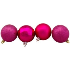 Northlight 60ct Magenta Pink Shatterproof 4 Finish Christmas Ball Ornaments 2.5" (60mm) 8 Northlight 60ct Magenta Pink Shatterproof 4 Finish Christmas Ball Ornaments 2.5" (60mm) -Ornaments Store northlight lj35433 2updated 40583.1665610744