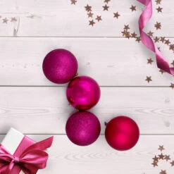 Northlight 60ct Magenta Pink Shatterproof 4 Finish Christmas Ball Ornaments 2.5" (60mm) 7 Northlight 60ct Magenta Pink Shatterproof 4 Finish Christmas Ball Ornaments 2.5" (60mm) -Ornaments Store northlight lj35433 3 16602.1663515010