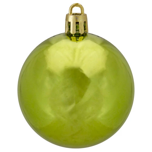 Northlight 60ct Kiwi Green Shatterproof Shiny Christmas Ball Ornaments 2.5" (60mm) 5 Northlight 60ct Kiwi Green Shatterproof Shiny Christmas Ball Ornaments 2.5" (60mm) - Image 3