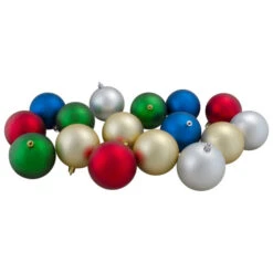 Northlight 60ct Traditional Multi-Colored Shatterproof 2-Finish Christmas Ball Ornaments 2.5" (60mm) -Ornaments Store northlight lj35476 2 updated 54472.1634384326