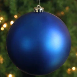 Northlight Matte Lavish Blue Shatterproof Christmas Ball Ornament 12" (300mm) -Ornaments Store northlight lj35501 3 99254.1588370980