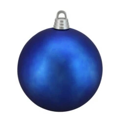 Northlight Matte Lavish Blue Shatterproof Christmas Ball Ornament 12" (300mm)
