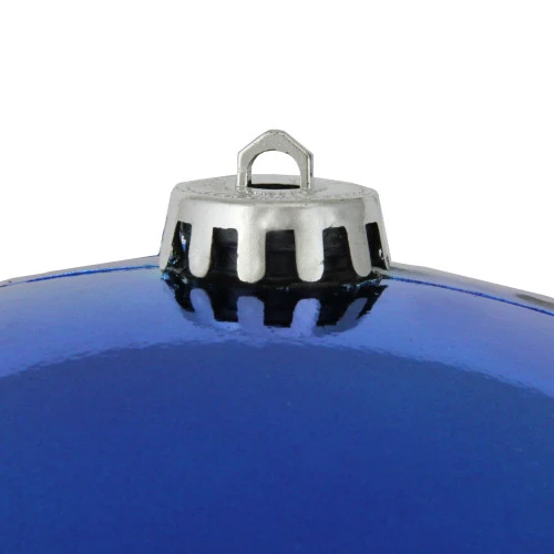 Northlight Shiny Lavish Blue Shatterproof Christmas Ball Ornament 12" (300mm) 4 Northlight Shiny Lavish Blue Shatterproof Christmas Ball Ornament 12" (300mm) - Image 2
