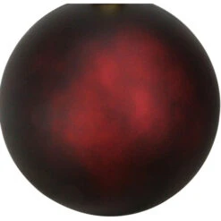 Northlight Matte Burgundy Red Shatterproof Christmas Ball Ornament 12" (300mm) -Ornaments Store northlight lj35510 03 26023.1600305325