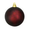 Northlight Matte Burgundy Red Shatterproof Christmas Ball Ornament 12" (300mm) 1 Northlight Matte Burgundy Red Shatterproof Christmas Ball Ornament 12" (300mm) -Ornaments Store northlight lj35510 14927.1588355172