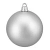 Northlight Matte Silver Splendor Shatterproof Christmas Ball Ornament 12" (300mm) -Ornaments Store northlight lj35516 00918.1588355149
