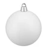 Northlight Winter White Shatterproof Matte Christmas Ball Ornament 12" (300mm) -Ornaments Store northlight lj35566 71559.1588355183